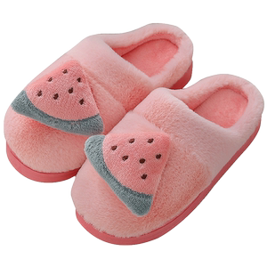 【安尚芬】可爱卡通家居保暖棉拖鞋