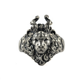 【2019淘宝造物节限定】kozoostudio戒指山海经神兽白泽错金银