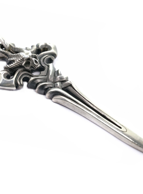 渡鸦原创维京风格纯银十字架吊坠