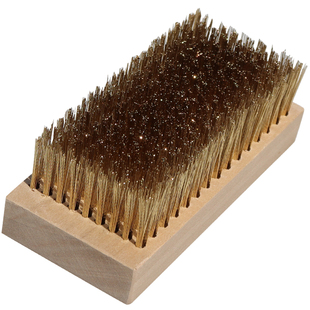 方块铜丝刷子工业清洗打磨抛光去污除垢刷子网纹辊电路板清洗铜刷