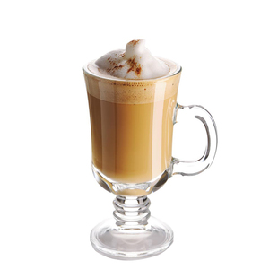 爱尔兰咖啡杯热卖冰沙杯透明玻璃果汁杯240毫升冷饮分层拿铁水杯