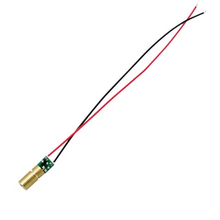 工业级小激光一字十字线点模组仪器设备镭射发射投影定位2.4v-12v