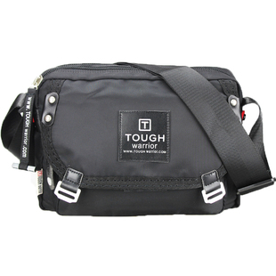 TOUGH单肩包男潮牌ins大容量休闲横款多隔层斜挎包防水尼龙Ipad包