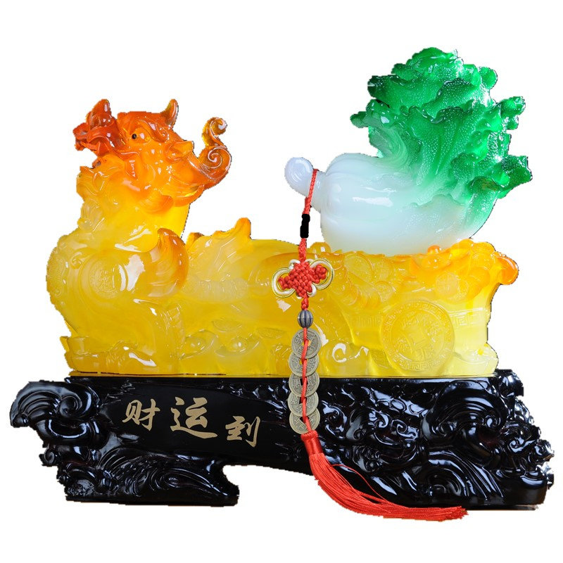 貔貅玉石招财酒柜风水开业礼品