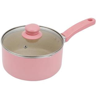 麦饭石奶锅不粘锅小汤锅宝宝辅食锅煮泡面牛奶锅迷你小奶锅电磁炉