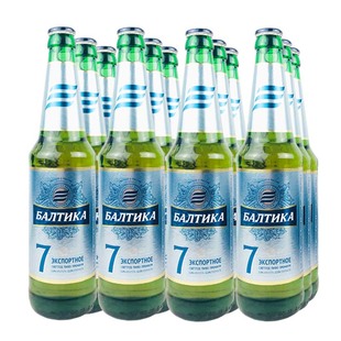 波罗的海3 7 9号玻璃瓶啤酒450ml*6瓶 俄罗斯进口烈性啤酒整箱