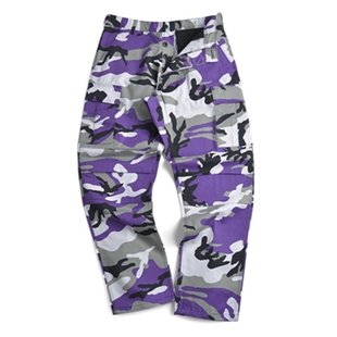 神作BDU迷彩工装裤男士潮流休闲裤百搭ins超火爆款纵横女宽松长裤