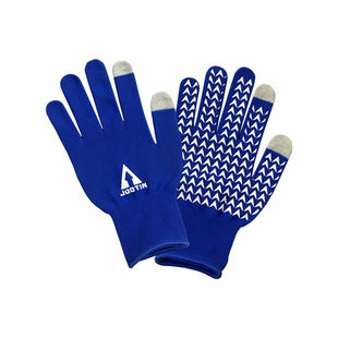 冲顶JOOTIN 针织手套 防滑 触摸屏 足球 跑步手套 大人儿童 D2001