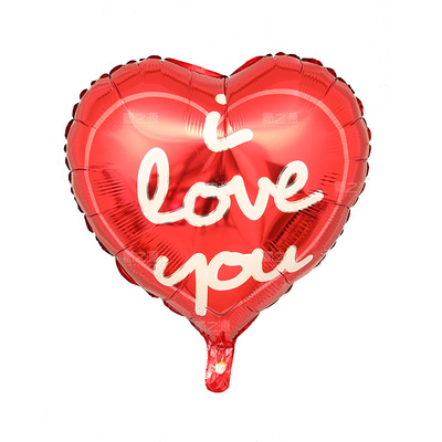 派对桃心婚庆印花铝膜气球