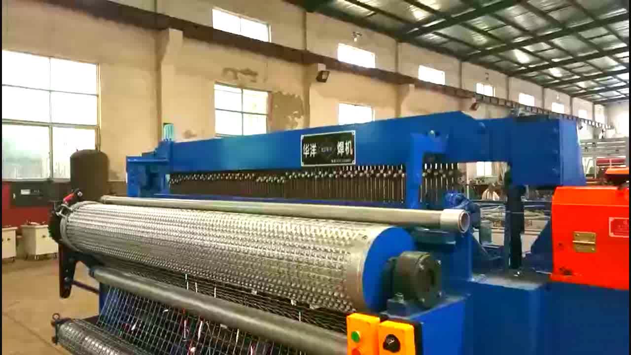 Best Automatic Electric Steel Welded Wire Mesh Machine For Roll Fence