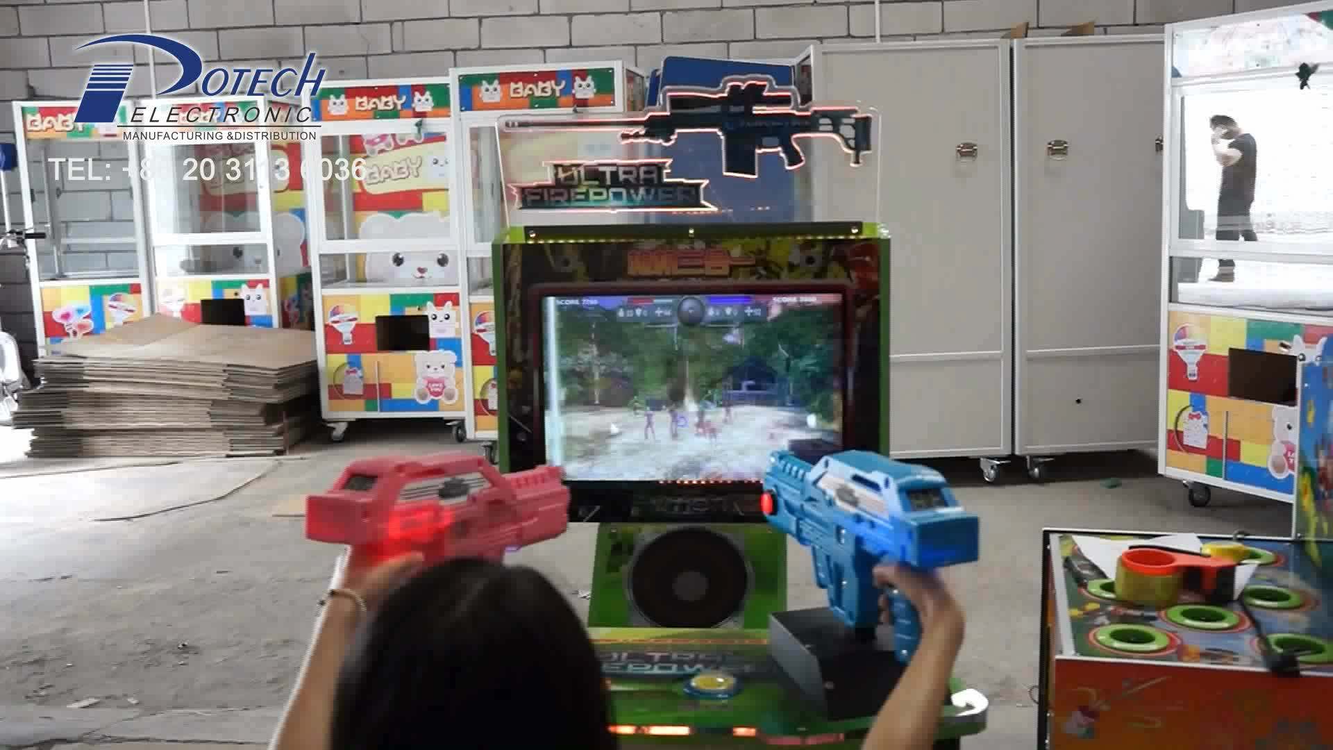 Shooting Arcade Game Machine 3 In 1 Shooting Game Bundles Kit With The