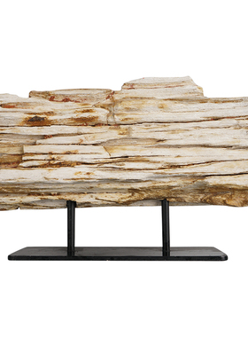 书桌艺术风天然开业礼品木化石