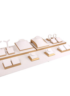 金白珠宝首饰展示道具戒指耳环架