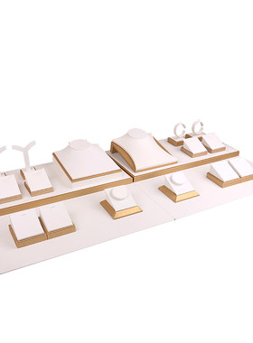 金白珠宝首饰展示道具戒指耳环架