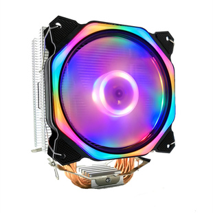 AVC6铜管12cmCPU散热器1151/1200/1700i5i7AM4台式机X99X79风扇