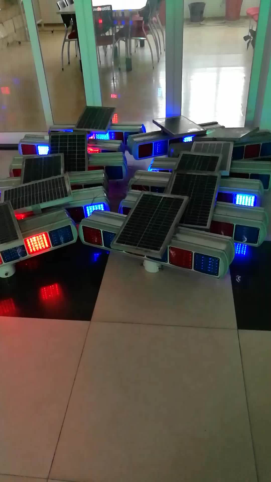 Solar Red Yellow And Blue Highway Flashing Warning Lights Buy Solar