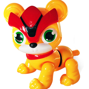 猪猪侠之超级萌宠阿五铁拳虎全套装儿童男孩玩具Q版五灵锁机器人q