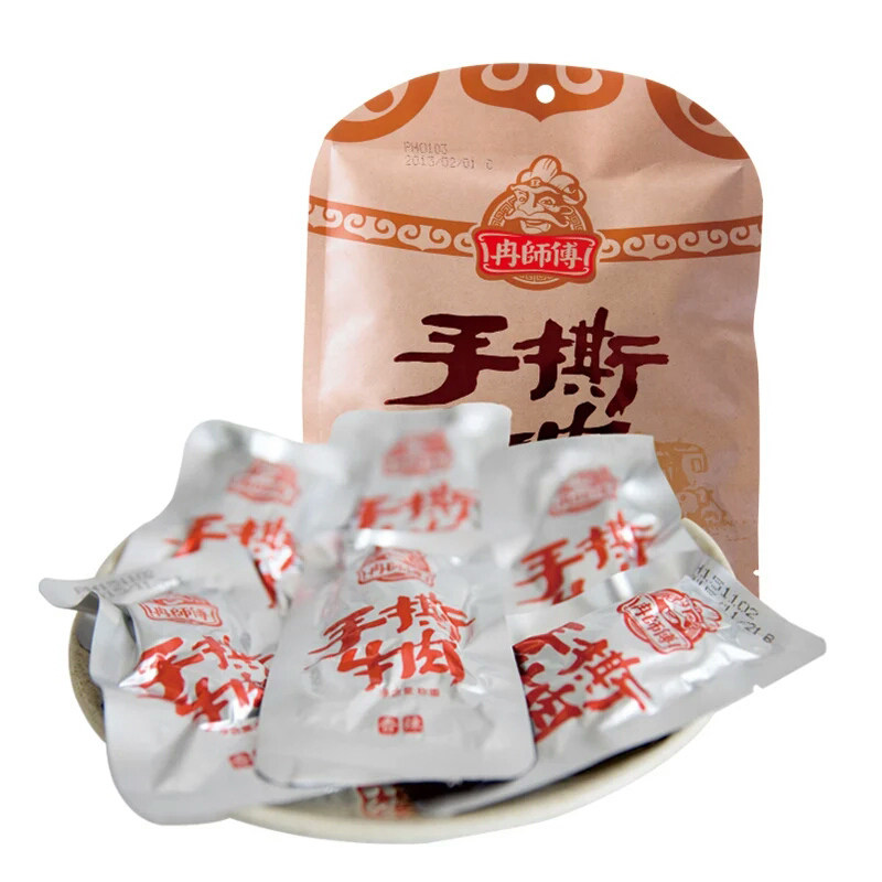 冉师傅牛肉干250g散装冷吃凉菜卤牛肉牛蹄筋零食重庆特产熟食小吃