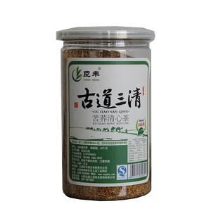 包邮臣丰古道三清黑苦荞清心茶原味罐装全胚芽苦荞麦茶340g