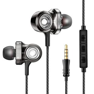 肯派i8 耳机线控重低音炮手机带麦有线耳塞安用男女生立体六动圈跑步开车不掉音质升级专用时尚一年质保新品