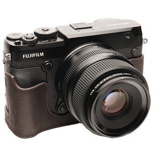 台湾TP 真皮富士GFX50R相机包保护套GFX50R皮套 手柄 手工牛皮