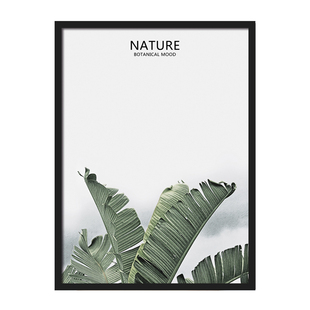 实木画框大原木黑白色广告摄影海报装裱展相框50x60x70x80x90x100