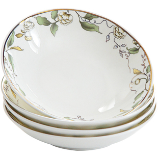 陶瓷小吃碟子小盘子家用骨瓷4寸圆形调料酱碟火锅料碟味碟咸菜碟