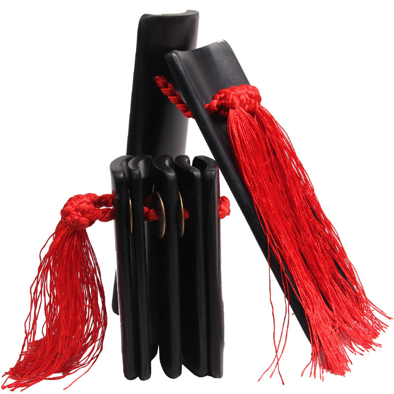 梵巢女士成人快板舞台表演儿童竹板乐器相声快板厂家直销支持定做