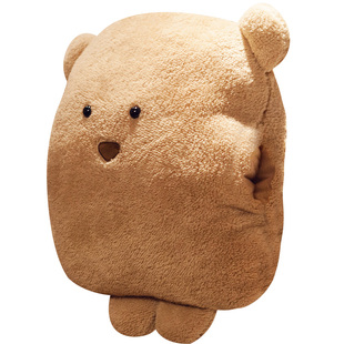 暖手抱枕被子两用靠垫被办公室午睡插手毛绒女生毯子手捂夏季可爱