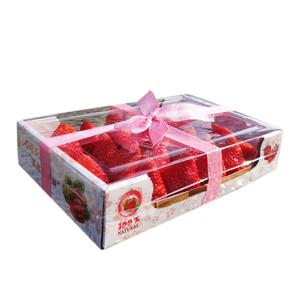 现货草莓包装盒 1-3斤装草莓礼盒草莓盒包装盒草莓盒子透明水果
