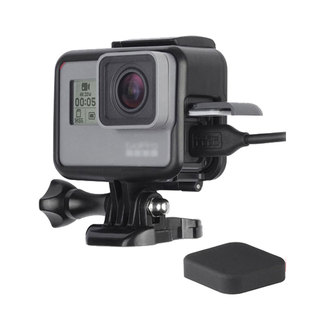 GoPro7/6/5可充电边框狗笼竖拍保护边框送镜头盖gopro兔笼配件