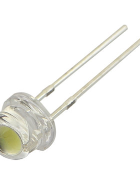 0.5w草帽灯珠5mmled发光超高亮直插件3v省电光源f5草帽大杯正白光