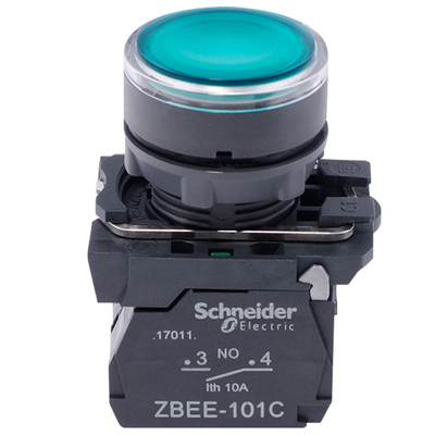 施耐德XB5A带灯按钮开关触点可选