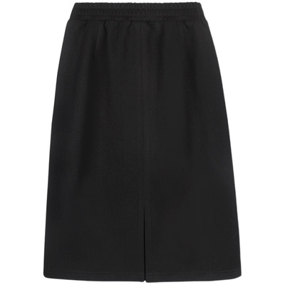 直筒半身裙秋冬小个子高腰开叉