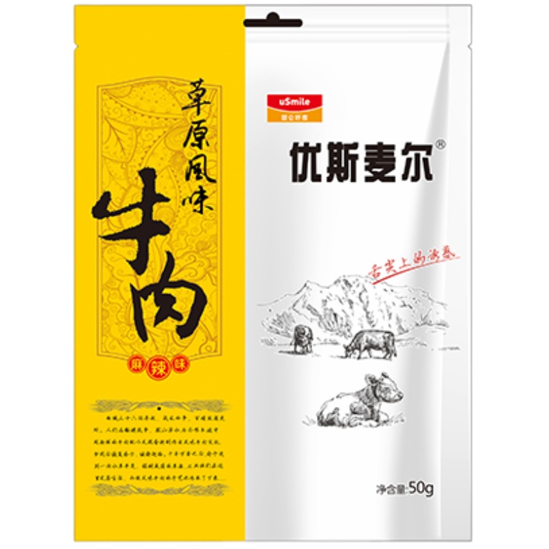 优斯麦尔草原风味牛肉干 50g/袋*5袋中国石油昆仑好客新疆和田