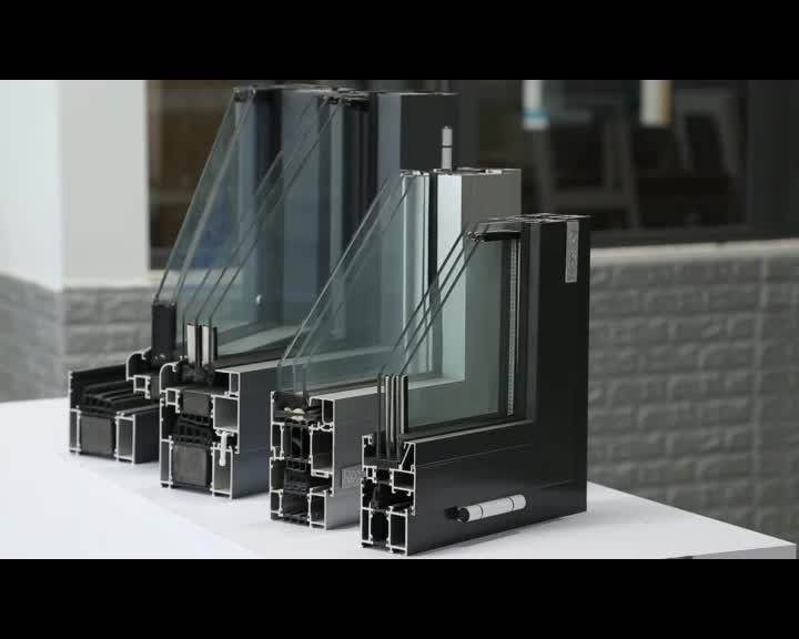 Interior Aluminium Doors And Windows,Grey Vertical Opening Window