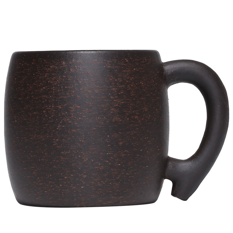 紫砂杯把杯耐热宜兴原矿纯手工品茶杯