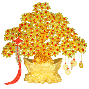 手工DIY串珠编织制作发财树摇钱树材料包招财工艺礼品摆件装饰品