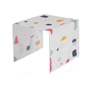 PEVA小清新冰箱防尘罩家用六口袋收纳袋两用冰箱侧面挂袋耐用挂袋