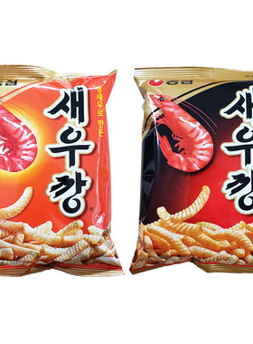 韩国进口农心原味虾条辣味90g