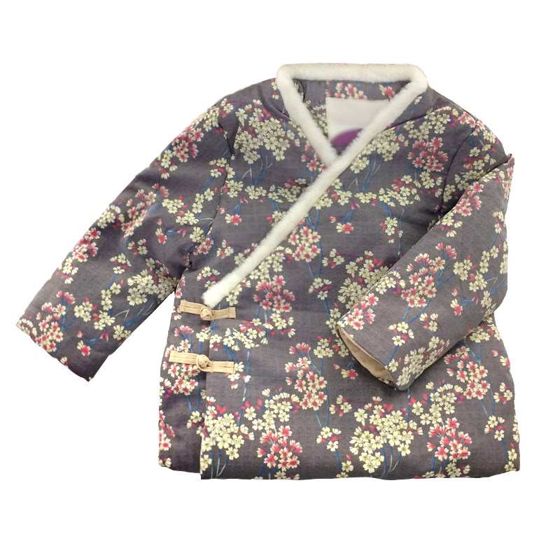 纯棉文艺古风棉服盘扣中国风