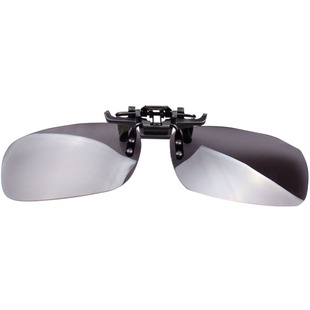 近视太阳镜夹片 开车夜用增光黄偏光挂片 夹在近视镜上太阳镜灰片