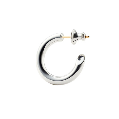 careering潮牌s925纯银银针半圆