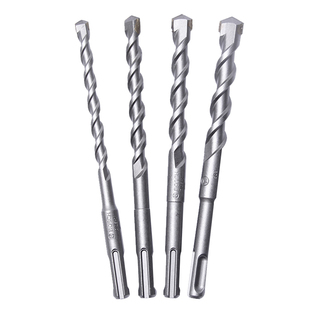 博世电锤钻头两坑两槽四坑冲击钻圆柄博士1系混凝土红砖快穿墙钻