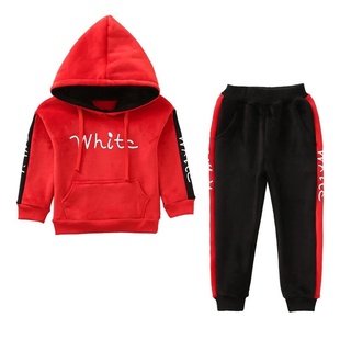 女童春秋装套装2021新款秋冬网红儿童金丝绒加绒加厚卫衣两件套