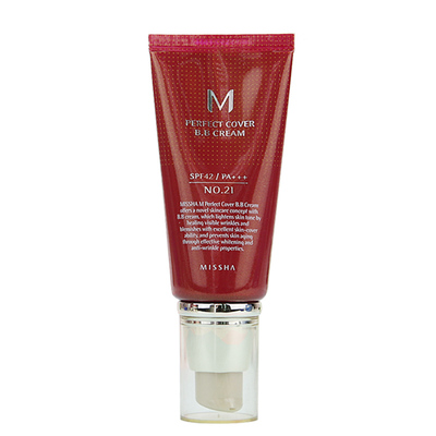 韩国missha谜尚大红修容bb霜