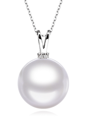 字型贝壳珠吊白色时尚百搭项链坠