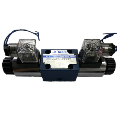 STAIS电磁阀4WE6D 4WE6G 4WE 6 10 E G J H M D U - A2 D2 DC24V