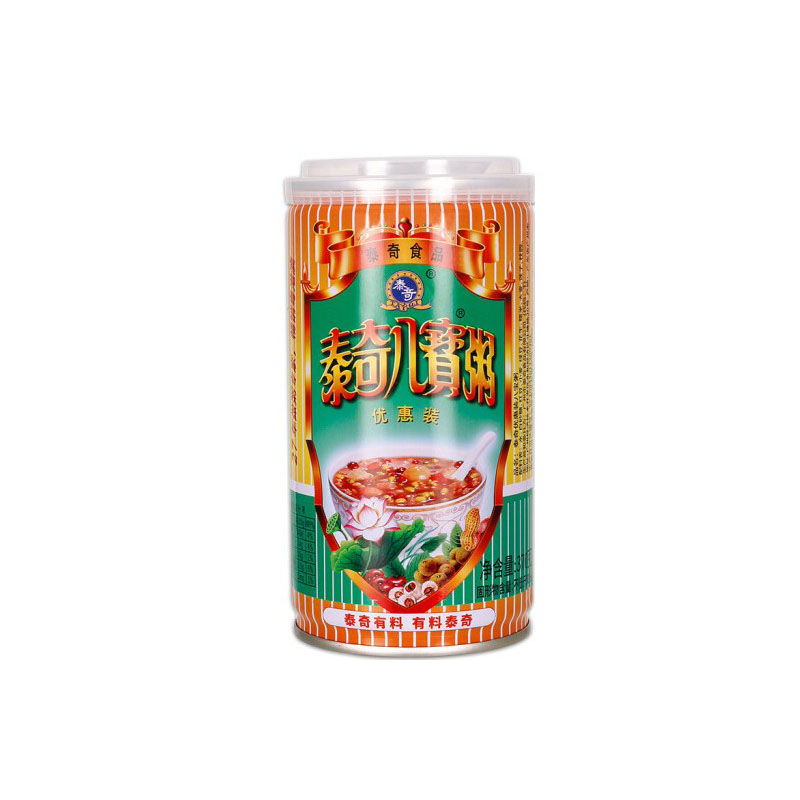 泰奇八宝粥红豆香沙味370g/12罐 紫薯味玉米原味优惠装大罐装整箱