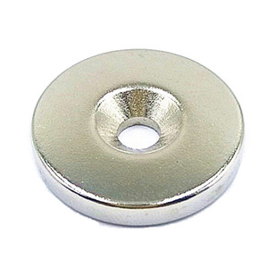 超强磁铁圆形带孔磁钢钕铁硼磁石机柜家具门吸永磁强力吸铁石25mm